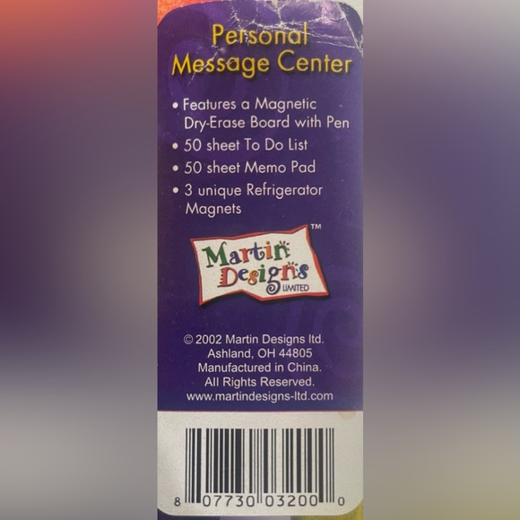 magnetic message board, to do list & memos pads matching set by Martin designs - Picture 2 of 5